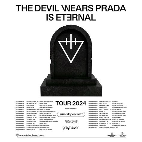 the devil wears prada live 2016|devil wears prada tour 2024.